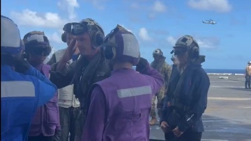 ΗΠΑ: Ο υπουργός Άμυνας Χέγκσεθ επισκέφθηκε το αεροπλανοφόρο «Gerald R. Ford» στην Καραϊβική - Βίντεο