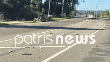Άγνωστοι ξήλωσαν τα κολονάκια στην επαρχιακή οδό Πύργου–Κατακόλου - Δείτε φωτογραφία