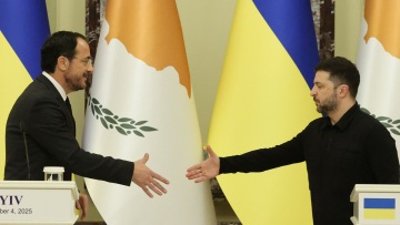 Χριστοδουλίδης από Κίεβο: Ξέρουμε τι σημαίνει εισβολή, πρώτη προτεραιότητα η στήριξη της Ουκρανίας