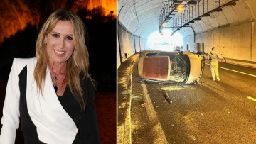 Τροχαίο για την Πηγή Δεβετζή με αυτοκίνητο που τούμπαρε στην Εγνατία Οδό - Δείτε βίντεο και φωτογραφίες