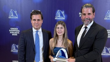 Greek Shipping Awards: Η Μαριέλενα Προκοπίου τιμήθηκε ως Προσωπικότητα της Νέας Γενιάς 