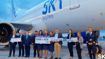 Η SKY express εγκαινιάζει τις απευθείας πτήσεις προς Αμβούργο, τον πέμπτο προορισμό της στη Γερμανία