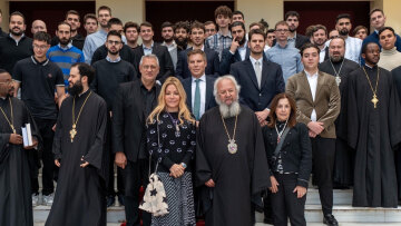 Η Μαριάννα Λάτση στην Αποστολική Διακονία της Εκκλησίας της Ελλάδος - Υποδοχή από τον Μητροπολίτη Φαναρίου Αγαθάγγελο