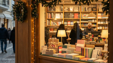 Η μαγεία των Χριστουγέννων ζωντανεύει στα ράφια του βιβλιοχαρτοπωλείου της γειτονιάς
