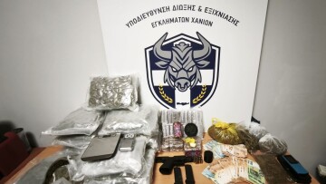Χανιά: Σύλληψη 22χρονου Αλβανού με 10 κιλά κάνναβης, είχε κάνει «βαποράκια» τη μητέρα και την αδελφή του
