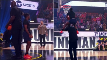 Το «απίθανο» dunk που έγινε viral: Με ύψος 1,62 πήδηξε πάνω από τον Σακίλ (2,16) και κάρφωσε! Δείτε βίντεο
