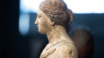 Εγκαίνια του αρχαιολογικού χώρου του ανακτόρου της Πέλλας, παρουσιάστηκαν για πρώτη φορά δύο ελληνιστικά αγάλματα