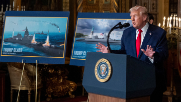Νέα κλάση πολεμικών πλοίων «Τραμπ» ανακοίνωσε ο πρόεδρος των ΗΠΑ, δείτε βίντεο