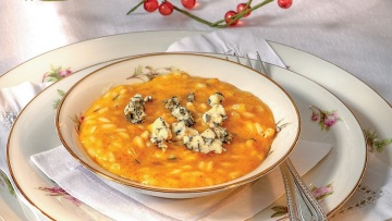 Ριζότο με κίτρινη κολοκύθα