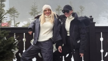 Άννα Βίσση: Χριστούγεννα στο Κουρσεβέλ με τα εγγόνια της