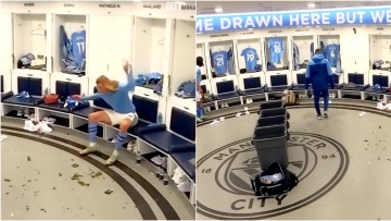 Έρλινγκ Χάαλαντ: Δεν αστοχεί ποτέ - Πέταξε το μπουκάλι με δύναμη στο πάτωμα και κατέληξε στον κάδο, δείτε βίντεο
