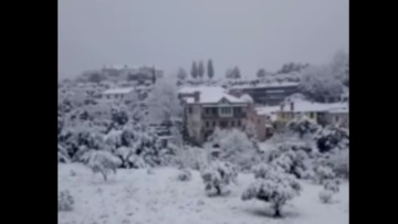 Ανάρτηση του Αλκιβιάδη Στεφανή για το χιονισμένο Άγιο Όρος