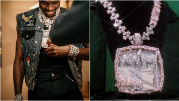 Οσιμέν: Γενέθλια με… ένα κιλό διαμάντια στον λαιμό, βίντεο
