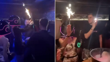 Διαφημιστικό βίντεο για τα πάρτι του μπαρ στο Κραν Μοντανά έδειχνε σερβιτόρες να κρατούν σαμπάνιες με αναμμένα πυροτεχνήματα