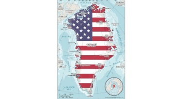 Χάρτη της Γροιλανδίας καλυμμένης με την αμερικανική σημαία «ανέβασε» σύζυγος συνεργάτη του Τραμπ, «σεβασμό» ζήτησε η Δανία