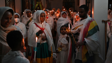 Οι Ορθόδοξοι Αιθίοπες της Αθήνας γιόρτασαν τα Χριστούγεννα στο Πολύγωνο, δείτε φωτογραφίες