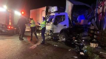 Τροχαίο με σύγκρουση φορτηγών στον Κηφισό προς Πειραιά, πολύ αυξημένη η κίνηση