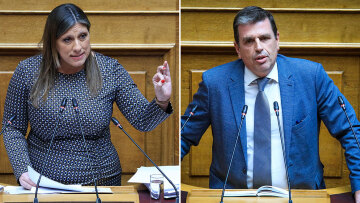 Επεισόδιο με Κωνσταντοπούλου και Καιρίδη στη Βουλή: «Με ενοχλείτε» - «Άσε μας καλέ κουκλίτσα μου» και η συγγνώμη του Δένδια,  δείτε βίντεο