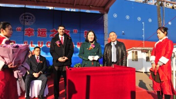 Θανάσης και Οδυσσέας Λασκαρίδης: Η Αlimia παρέλαβε το πρώτο της νεότευκτο LR2 δεξαμενόπλοιο