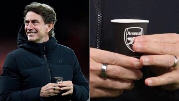 «Γκάφα» του Φρανκ έφερε την οργή των οπαδών της Τότεναμ: Βγήκε από τα αποδυτήρια κρατώντας ποτήρι με το σήμα της Άρσεναλ