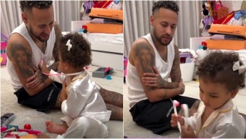 Ο Νεϊμάρ έγινε «ασθενής» της κόρης του και το βίντεο σάρωσε στα social media
