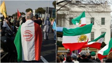 Γιατί η παλιά σημαία του Ιράν έγινε ξανά σύμβολο διαμαρτυρίας: «Όπλο» στα χέρια των διαδηλωτών το λιοντάρι και ο ήλιος