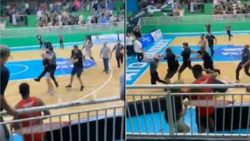 Απίθανο σκηνικό σε αγώνα μπάσκετ στη Βραζιλία: Μέλη του τεχνικού τιμ της Πάτο ξυλοκόπησαν τον διαιτητή, βίντεο