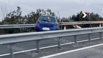 Τραγωδία στη Λάρισα: Νεκρός ο οδηγός αυτοκινήτου που έπεσε πάνω στις προστατευτικές μπάρες