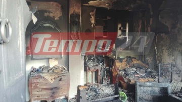 Νεκρός από φωτιά σε σπίτι στην Πάτρα εντοπίστηκε ένας 75χρονος