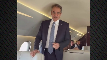 Οι συναντήσεις του Κυριάκου Μητσοτάκη για τη σύνοδο του ΕΛΚ και το βίντεο μέσα από το αεροσκάφος