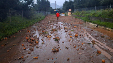 Κακοκαιρία στη Μεσσηνία: Κλειστός ο δρόμος Πήδημα – Αρφαρά από φερτά υλικά και λάσπες, δείτε φωτογραφίες
