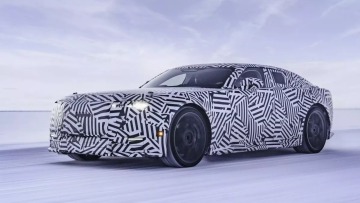 Η ηλεκτρική Jaguar GT σε χειμερινές δοκιμές