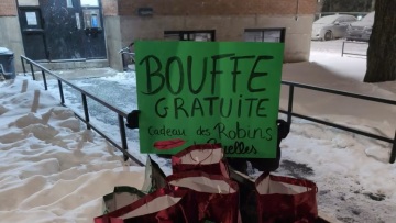 «Ρομπέν των Δασών» στο Μόντρεαλ: Ακτιβιστές μπούκαραν σε σούπερ μάρκετ, έκλεψαν τρόφιμα και τα  μοίρασαν σε δομές