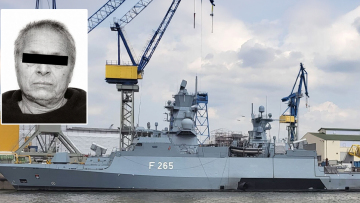 Για δολιοφθορές σε πέντε πολεμικά πλοία της Γερμανίας κατηγορείται ο 55χρονος Έλληνας μουσουλμάνος