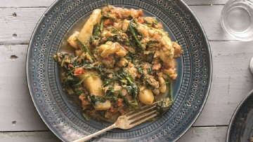 Σουπιές με σπανάκι