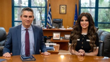 Συνάντηση του Χρίστου Δήμα με την Κίμπερλι Γκιλφόιλ: «Οι οικονομίες βασίζονται στις μεταφορές»