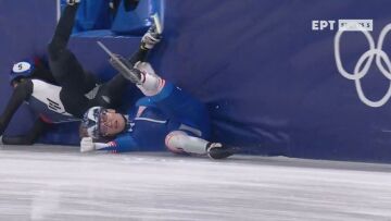 Ολυμπιακό «ντόμινο» στο Μιλάνο: Αμερικανίδα προκάλεσε... καταστροφή σε δύο διαφορετικές κούρσες, δείτε βίντεο
