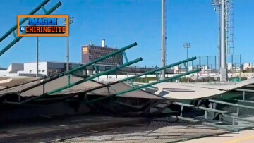 Μπαρτσελόνα: Κατέρρευσε τοίχος στο προπονητικό κέντρο από τους θυελλώδεις ανέμους, βίντεο
