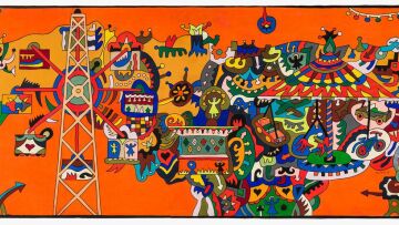 Μουσείο Μπενάκη: Το ζωγραφικό σύμπαν του Αλέξη Ακριθάκη σε μια αναδρομική έκθεση