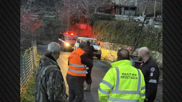Επιχείρηση προληπτικής εκκένωσης σε περιοχές του Ταΰγετου λόγω κατολισθήσεων, φωτογραφίες