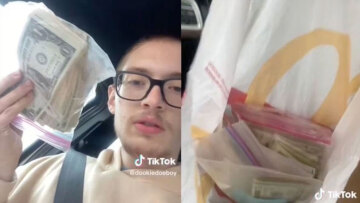 Πήγε σε fast food και βρήκε 5.000 δολάρια στη σακούλα του: Η κίνησή του έγινε viral