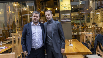 Τσέφεριν και Γκαγκάτσης γευμάτισαν μαζί στη Θεσσαλονίκη, φωτογραφίες 