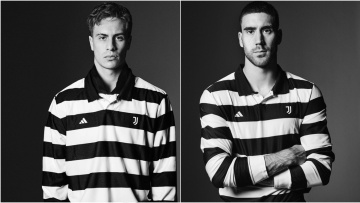 Γιουβέντους: Παρουσίασε τη νέα ξεχωριστή φανέλα της, η οποία έχει οριζόντιες ρίγες και κόκκινους αριθμούς
