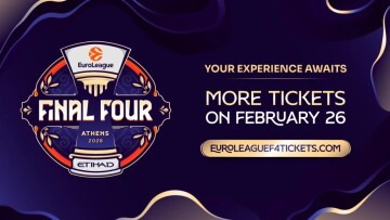EuroLeague: Η ημερομηνία για τη δεύτερη φάση διάθεσης των εισιτηρίων του Final Four
