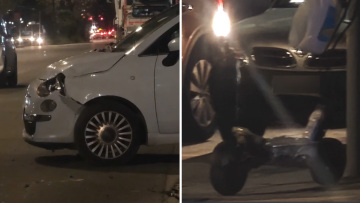 Σε σοβαρή κατάσταση οδηγός πατινιού μετά από σύγκρουση με ΙΧ στη λεωφόρο Αλεξάνδρας