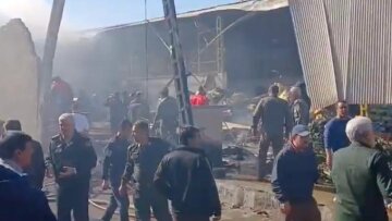 Ελικόπτερο του ιρανικού στρατού συνετρίβη σε αγορά στο Ισφαχάν, τέσσερις νεκροί