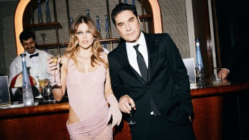 Ο Χριστόφορος Παπακαλιάτης και η Κλέλια Ανδριολάτου στο after-party των BAFTA με την Grey Goose Altius
