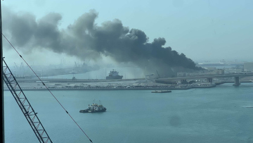 Φωτιά μετά από πυραυλική επίθεση του Ιράν σε βάση με γαλλικές δυνάμεις στο Αμπού Ντάμπι
