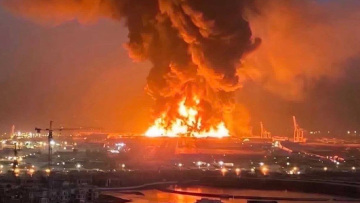 Χτύπημα στην αμερικανική βάση στο Ερμπίλ του Ιράκ: Στις φλόγες μέρος του αεροδρομίου, δείτε βίντεο
