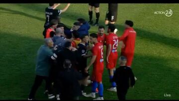 Πανιώνιος - Καλαμάτα: Επεισόδια μεταξύ των ποδοσφαιριστών των δύο ομάδων μετά το τέλος της αναμέτρησης, βίντεο
